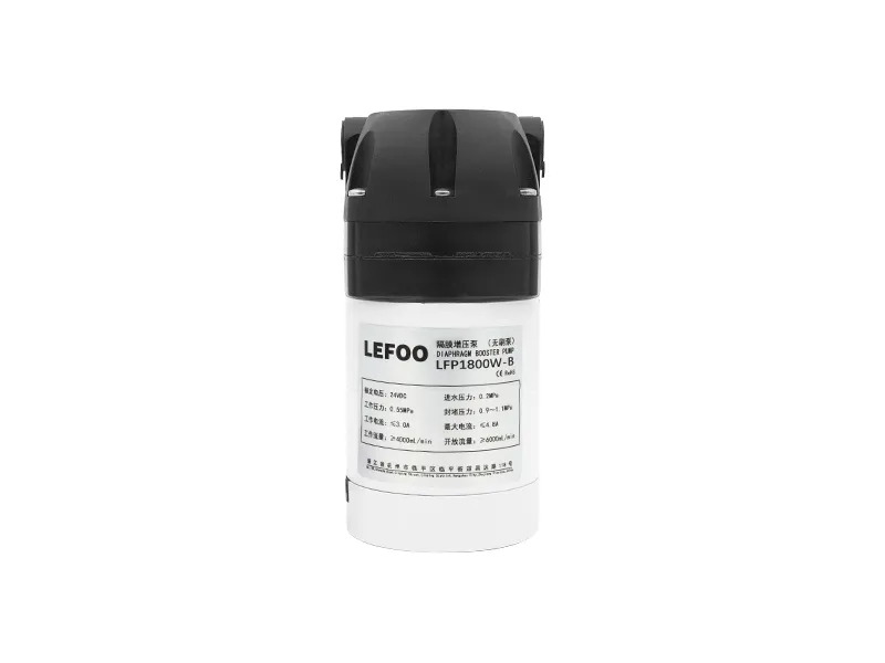 Bomba booster de ósmosis inversa sin escobillas de frecuencia fija, 800 GPD, comercial